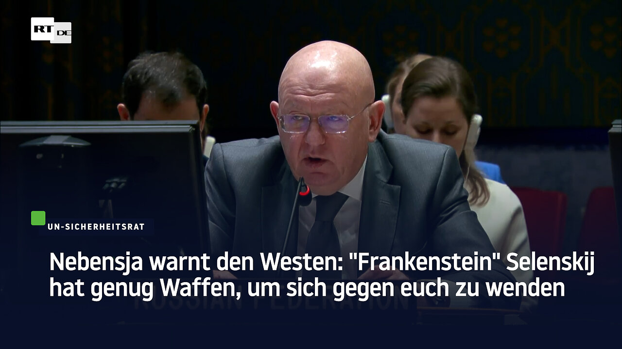 Nebensja warnt den Westen: "Frankenstein" Selenskij hat genug Waffen, um sich gegen euch zu wenden