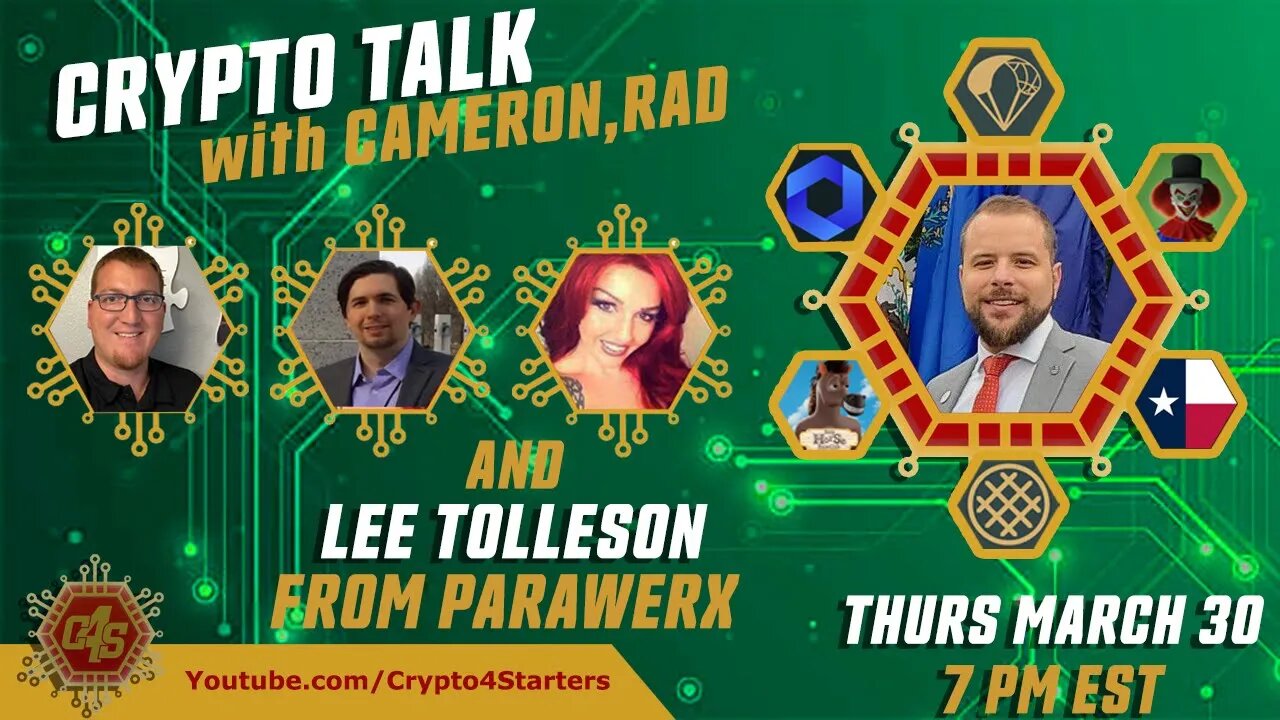 #CRYPTO TALK LIVESTREAM WITH THE #PARAWERX TEAM!