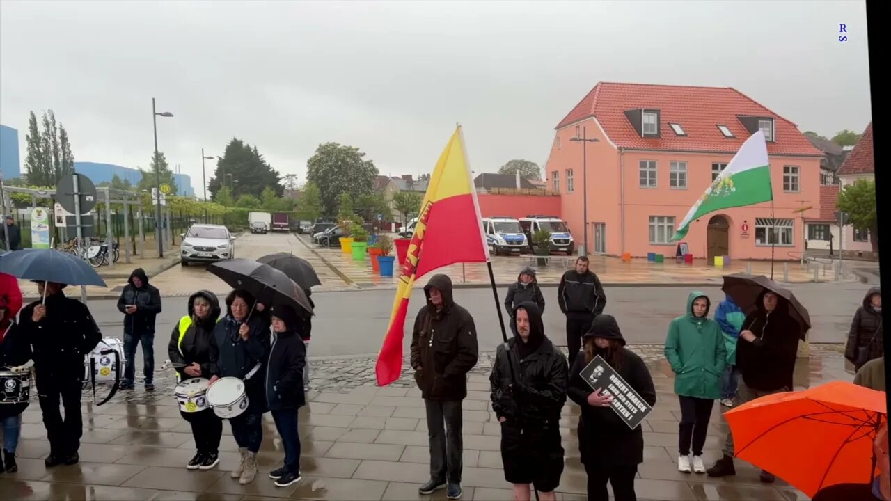 Wolgast - André mit einem Redebeitrag 23-05-2023