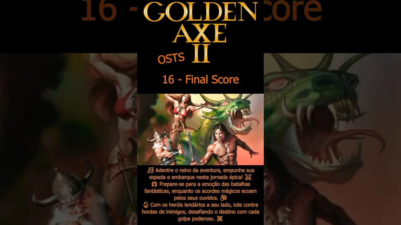 ⚔️🎶 Glórias Épicas: A Trilha Sonora de Golden Axe 2 🎶⚔️-#16