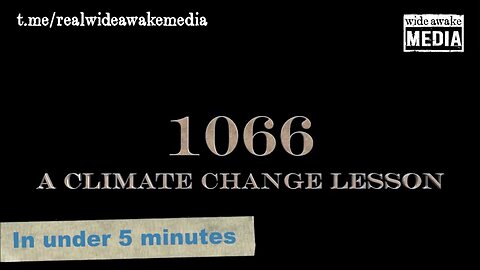 1066 - A Climate Change Lesson