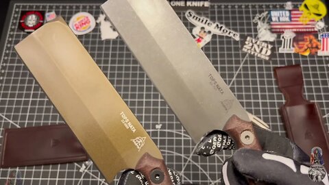 TOPS Knives NATA | Midnight Bronze and now Acid Wash Finish - Two is One, One is None