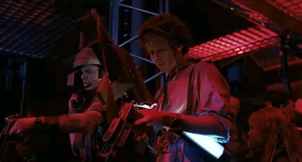 Aliens 1986 Motion tracker scene.