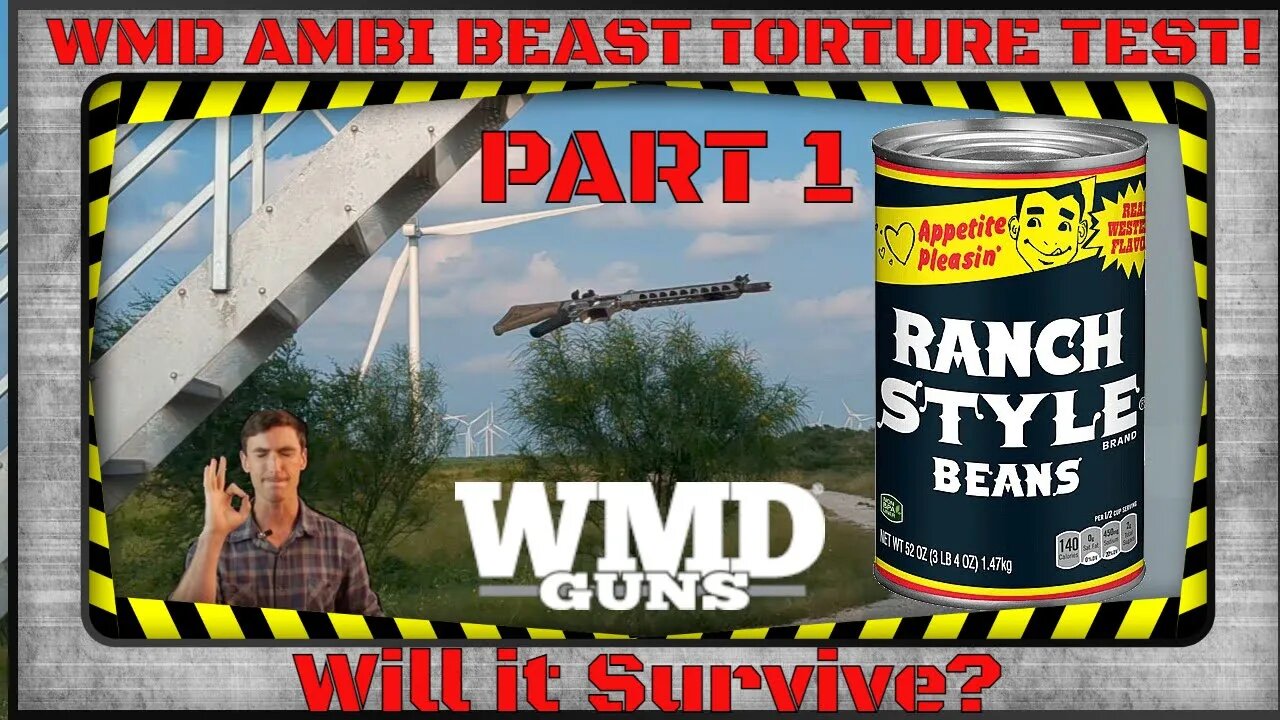 The WMD AMBI BEAST Torture Test PART 1: BEANS, WATER, MUD, and Drop Test! Can it survive?!?