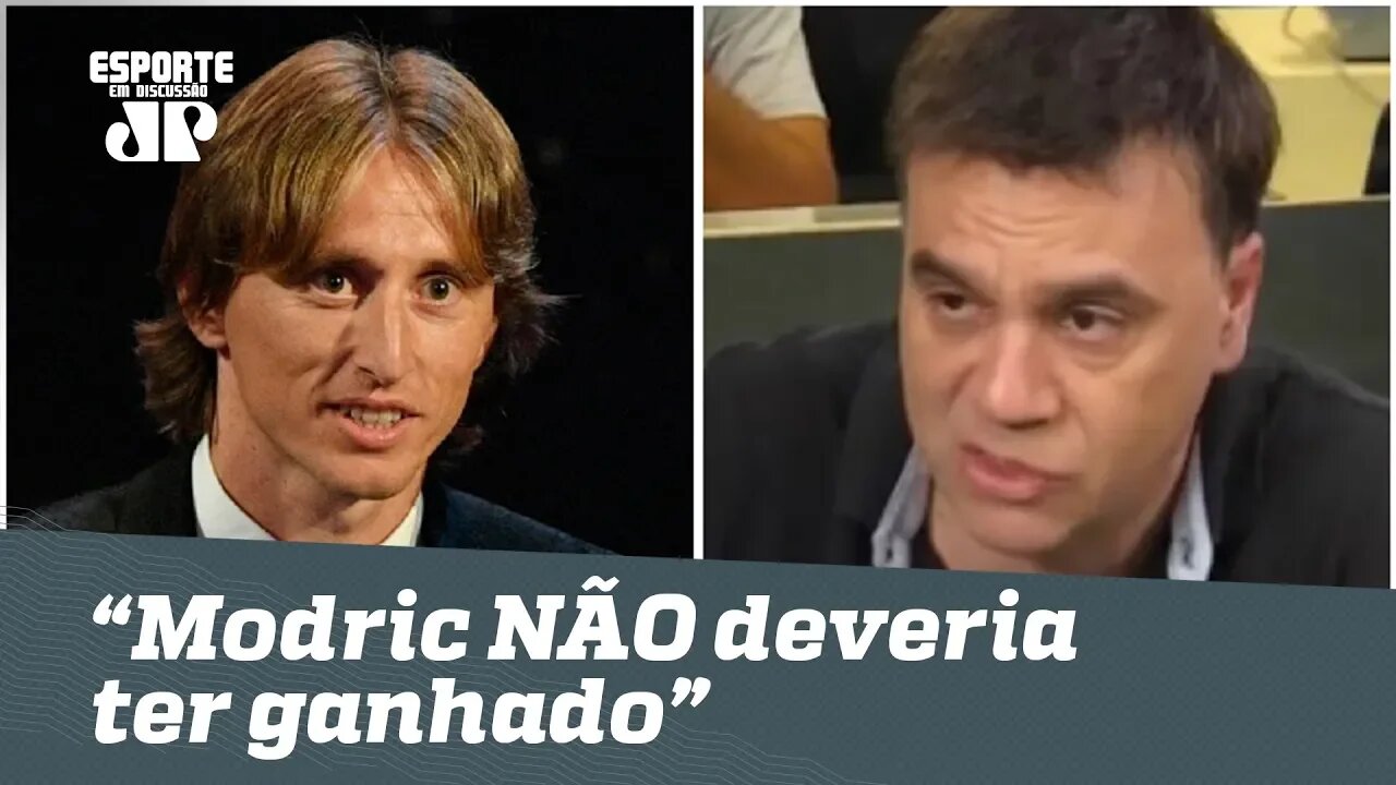 "Modric NÃO deveria ter ganhado!", dispara Mauro Beting