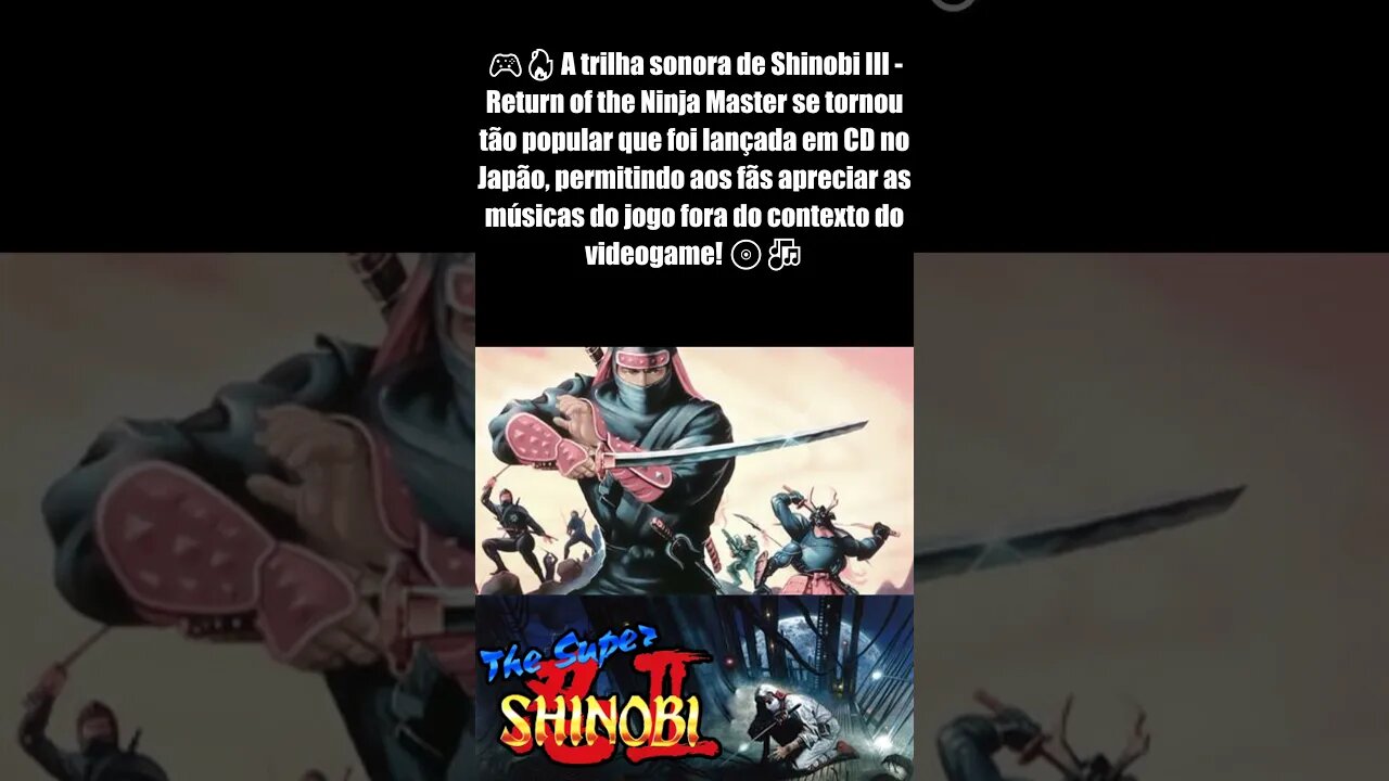 🎶 Os Segredos da Trilha Sonora de Shinobi III - Return of the Ninja Master do Mega Drive! 🎮 #8