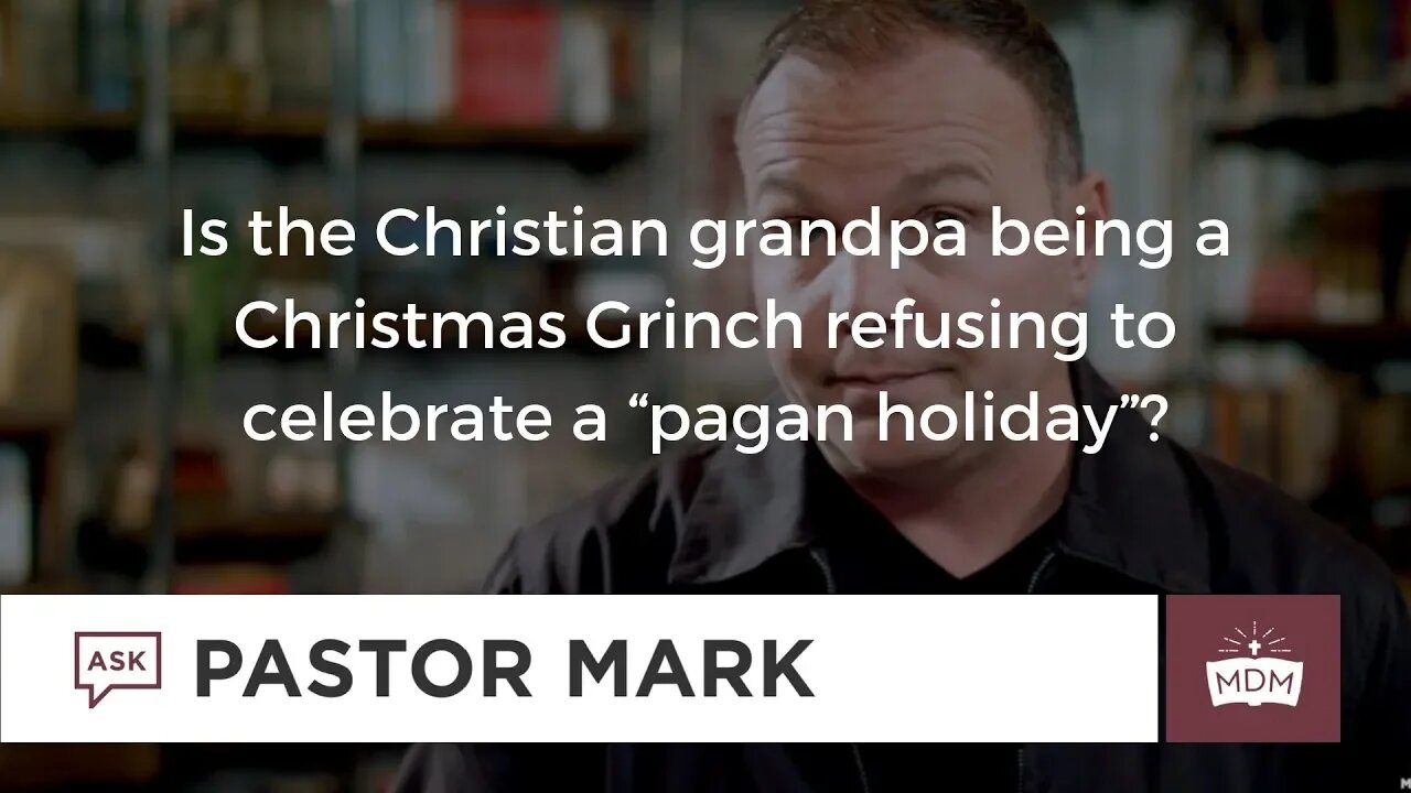 Is the Christian grandpa being a Christmas Grinch refusing to celebrate a “pagan holiday.”