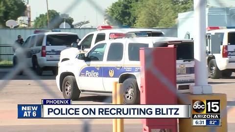 Police on recruiting blitz