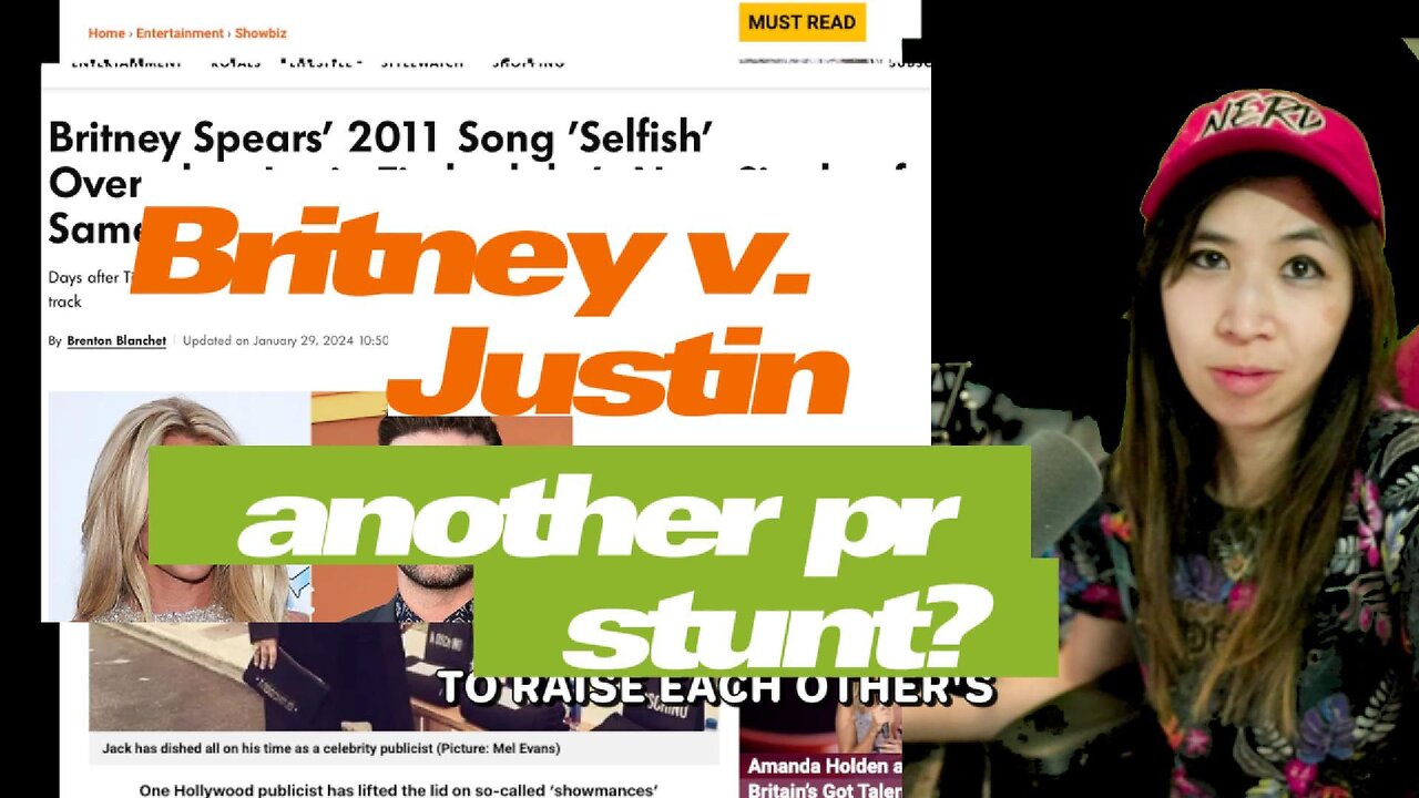 Britney Spears' Selfish v. JT's Selfish -another pr stunt? Could be. Makes sense. What do you think?