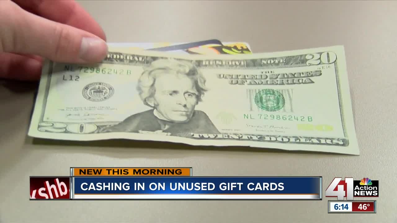 Cashing in on unused gift cards