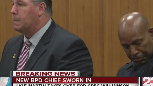 Lyle Martin formally recognized as new chief of BPD