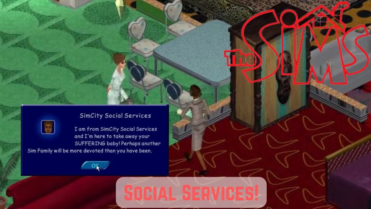 Sims 1 - Parent Fail (Social Services)