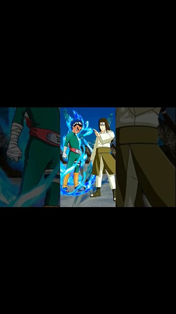 WHO IS STRONGEST?? Rock Lee VS Neji.#shorts
