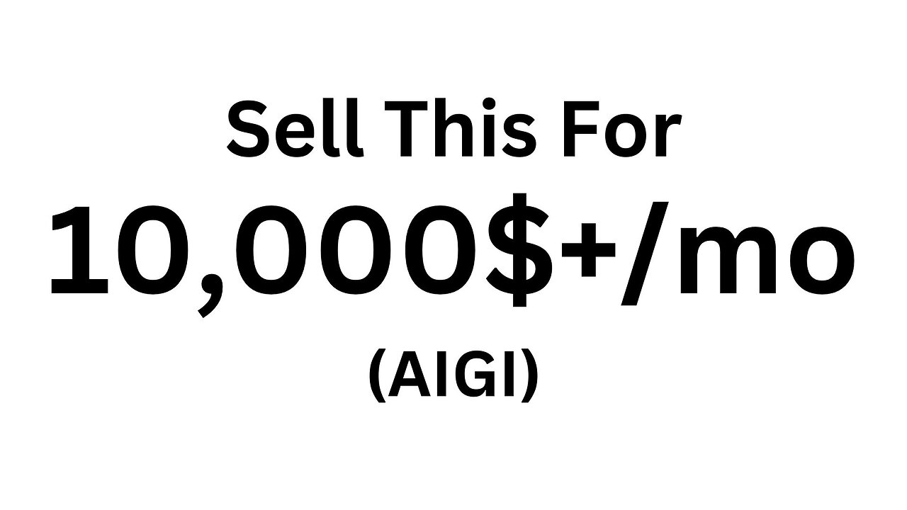 The Fastest Route to $10,000+/mo in 2024 With AIGI [The Perfect Model]