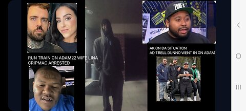 ADAM22 HAS A TRAIN WIT HIS WIFE LINA CRIPMAC WENT TOO JAIL TRELL AD WENT CRAZY💪🏾💯