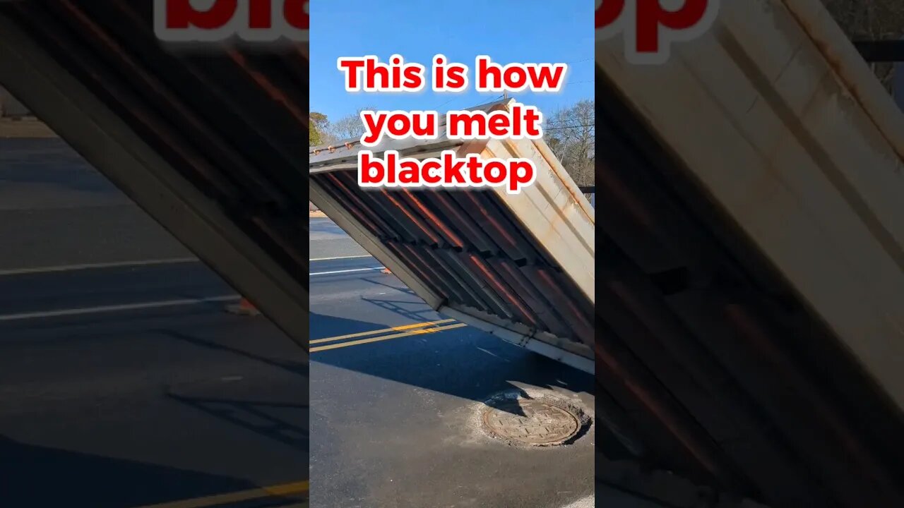 WoW - Amazing Machines - Giant Heater to Melt Blacktop #amazing #crazy #wtf #wow