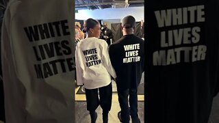 Kanye West Wears 'White Lives Matter' Shirt At Yeezy Fashion Show #kaynewest #candaceowens