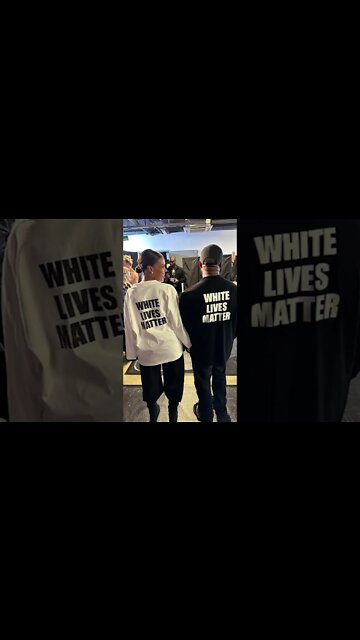 Kanye West Wears 'White Lives Matter' Shirt At Yeezy Fashion Show #kaynewest #candaceowens