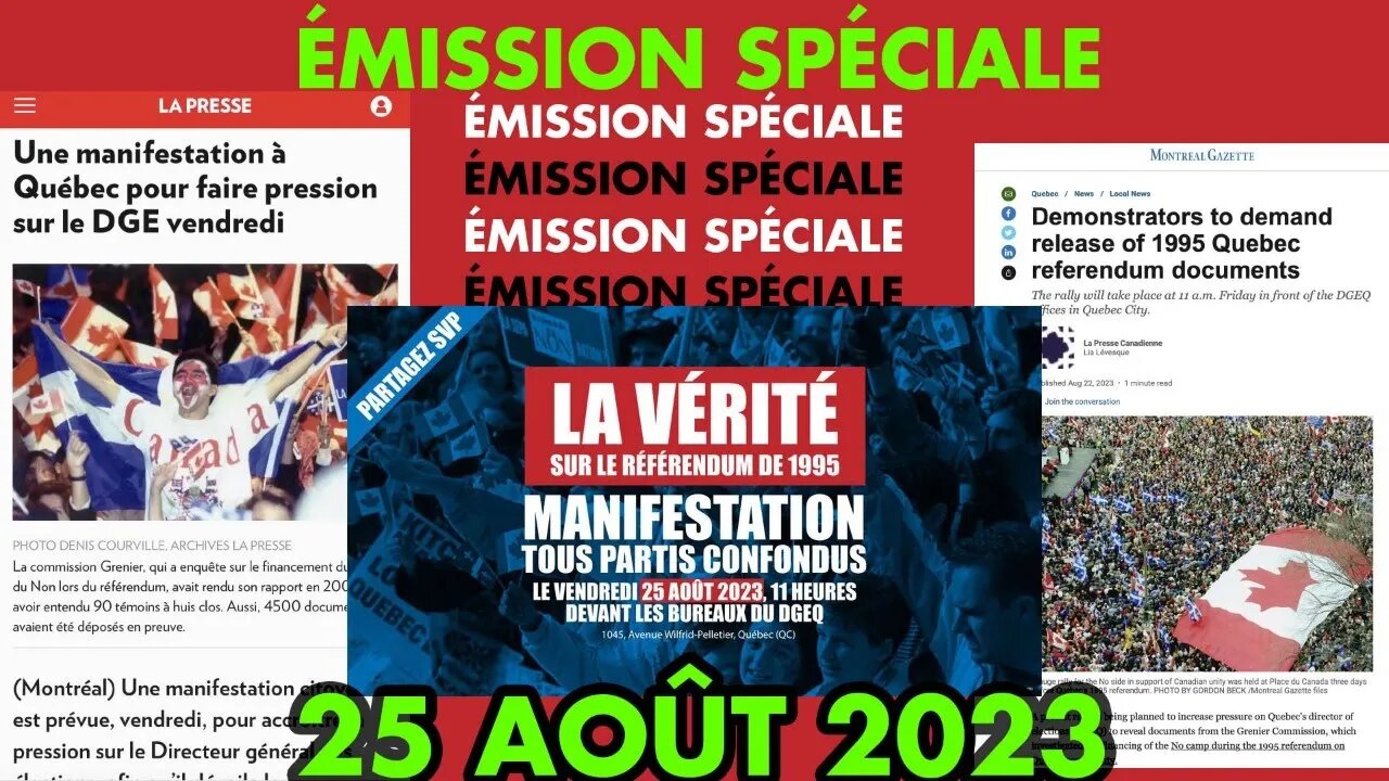 Émission Spéciale ce soir - Le droit à la autodétermination, une fiction politique ?