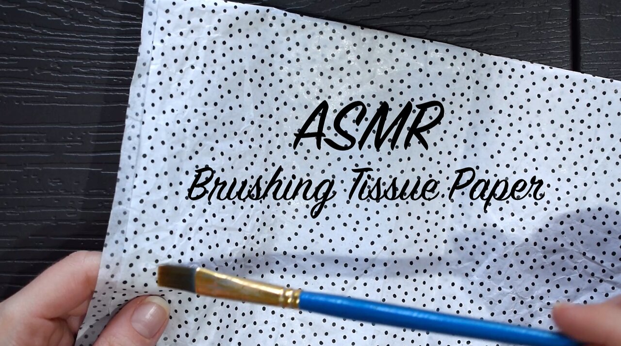 ASMR Soft Paper Crinkles | Brushing Tissue Paper | (No Talking)