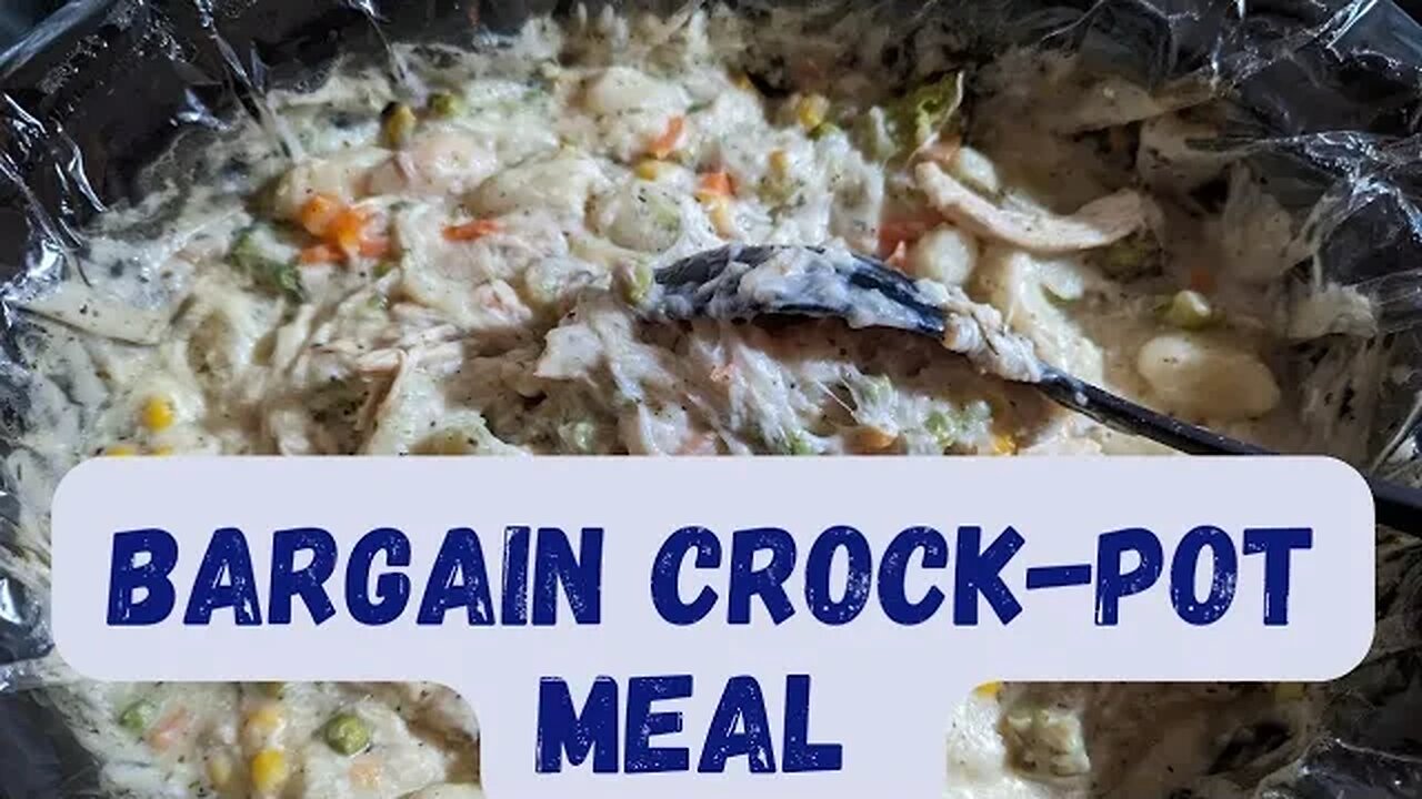 Low Cost Crock-Pot Meal!