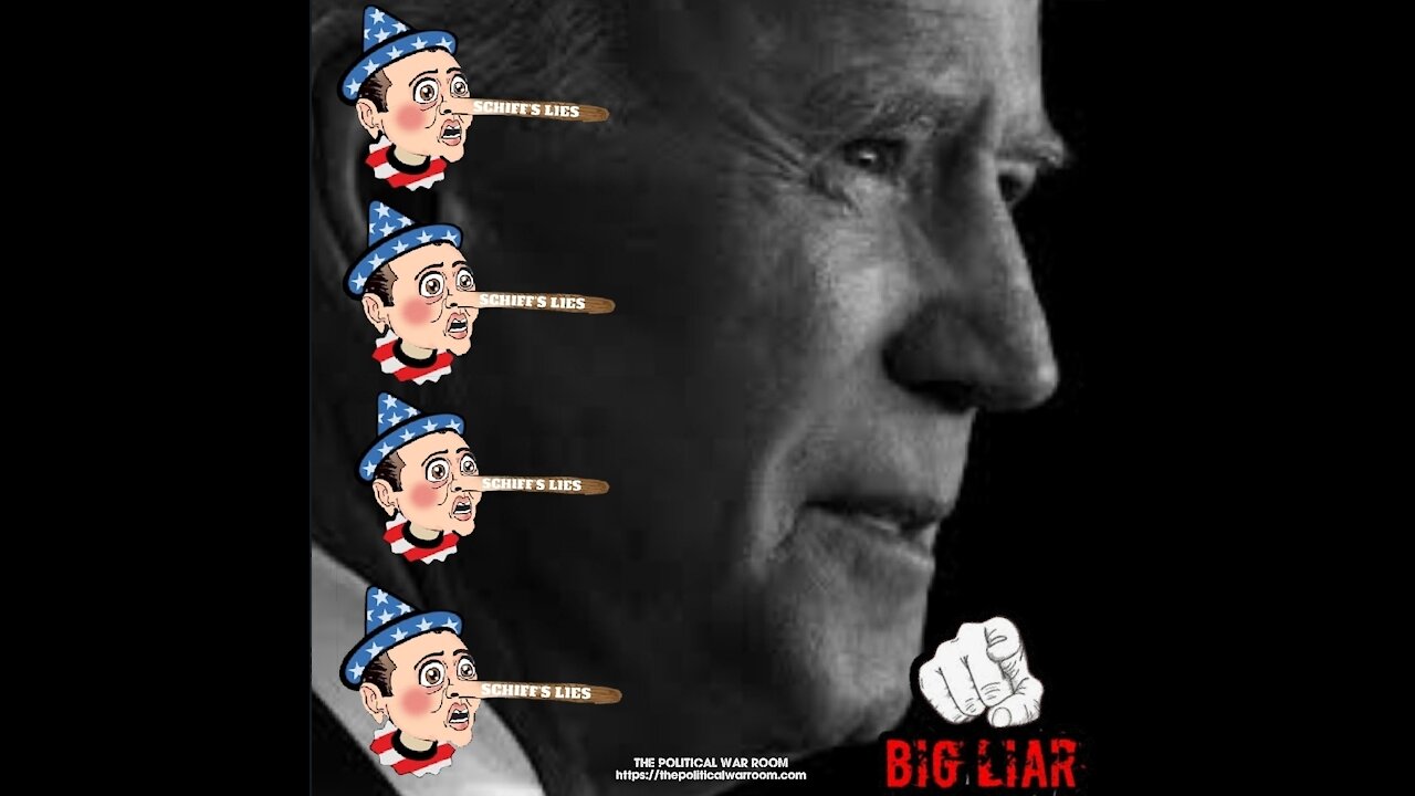 JOE BIDEN "LYING BIDEN" AWARDED 4 "SCHIFF-PINOCCHIO'S"