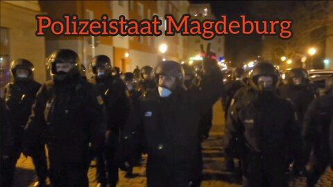 Polizeistaat Magdeburg | Demo Magdeburg 03.01.2022