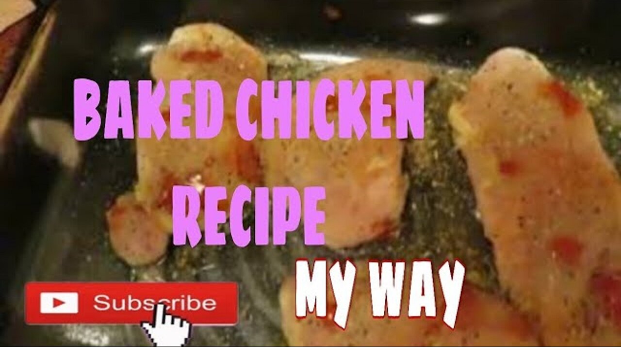 BAKED CHICKEN RECIPE |COOK WITH ME|QUICK MEAL #COOKWITHME #BAKEDCHICKEN #RECIPE