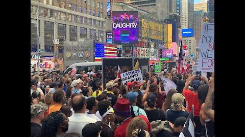 NYC is Rising Up Against Vaccine Mandates MY BODY MY CHOICE!