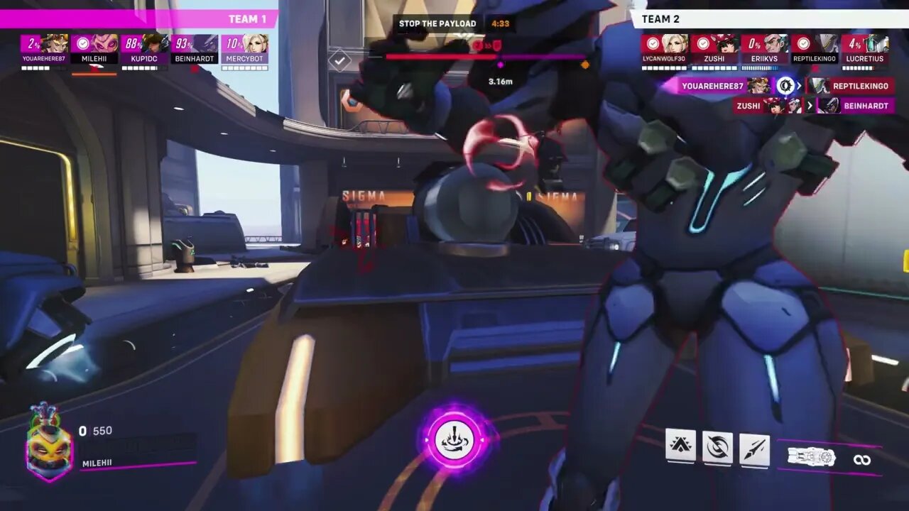 INSANE CLUTCH! TOO CLOSE FOR COMFORT!! #overwatch2 #gaming