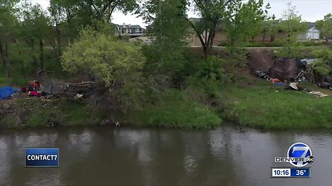 Englewood will clean up homeless camps along the South Platte River