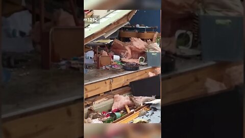 Roomba Tries to Clean Tornado Damage