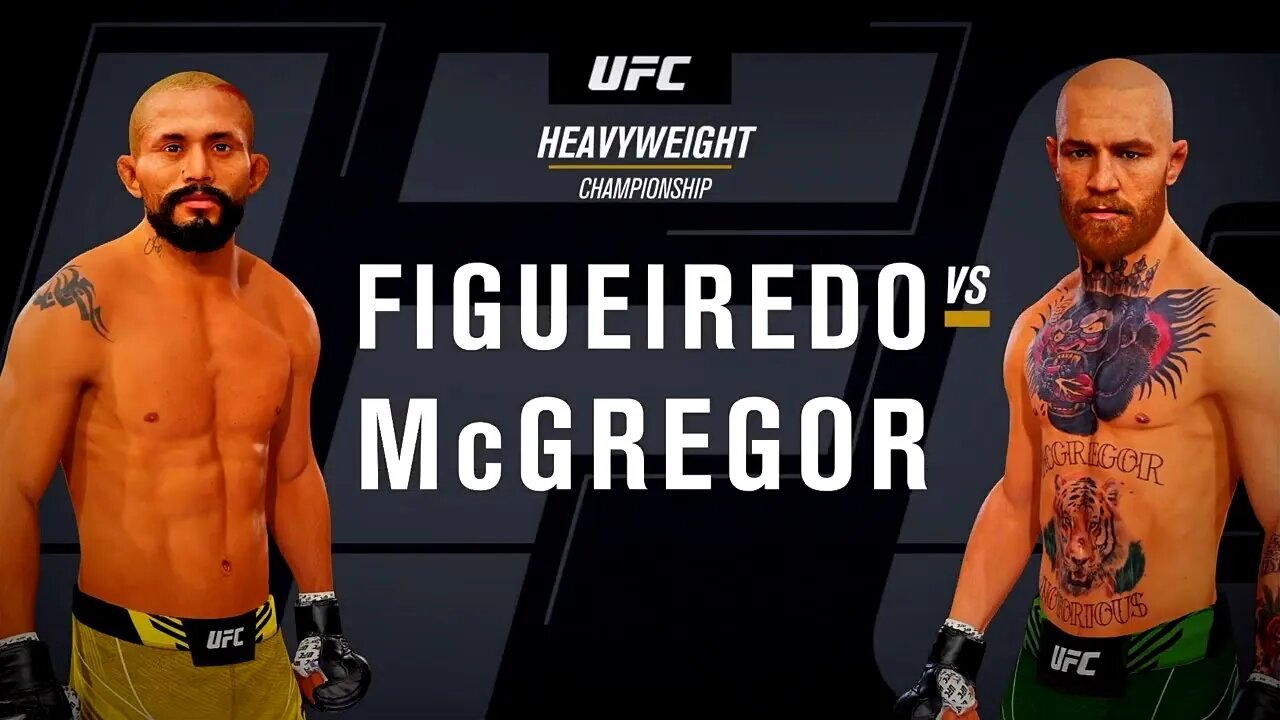 EA Sports UFC 4 Gameplay Conor McGregor vs Deiveson Figueiredo