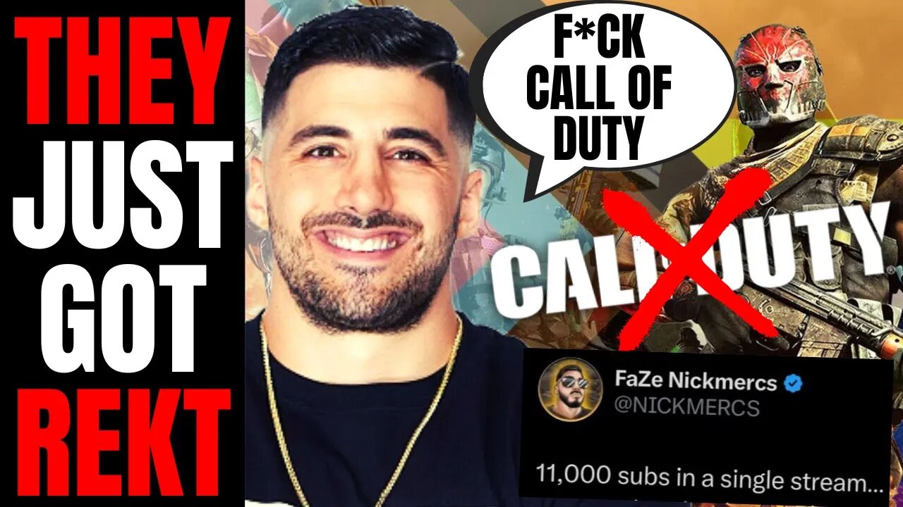 Call Of Duty Gets DESTROYED As Nickmercs Makes HUGE Return | SLAMS CoD, Gets MASSIVE Support