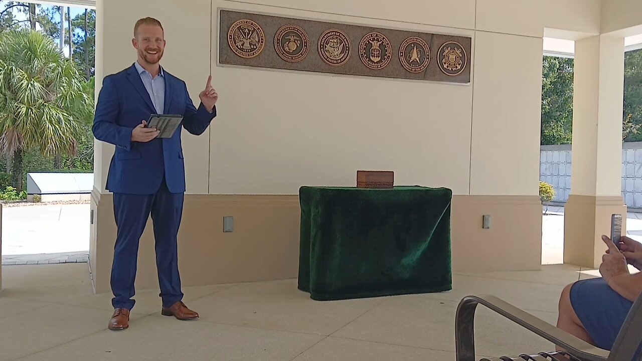 Brother Nick's short message at Brother Greg's Military Memorial Service