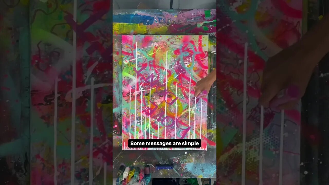 This painting will be devoted to haters 🤷♂️ #art #abstract #artist