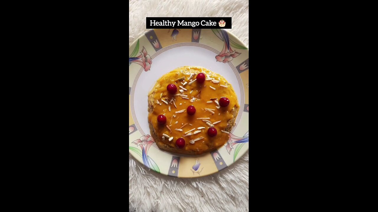 recipe of healthy mango cake