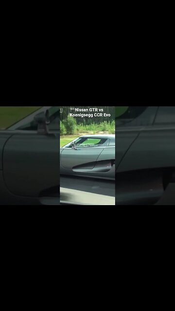 🏁Nissan GTR vs Koenigsegg CCR Evo