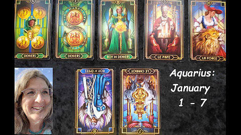 Aquarius: Stashing Something Back for the Future! January 1 - 7, 2024 ~ Mystic Amista Weekly Tarot