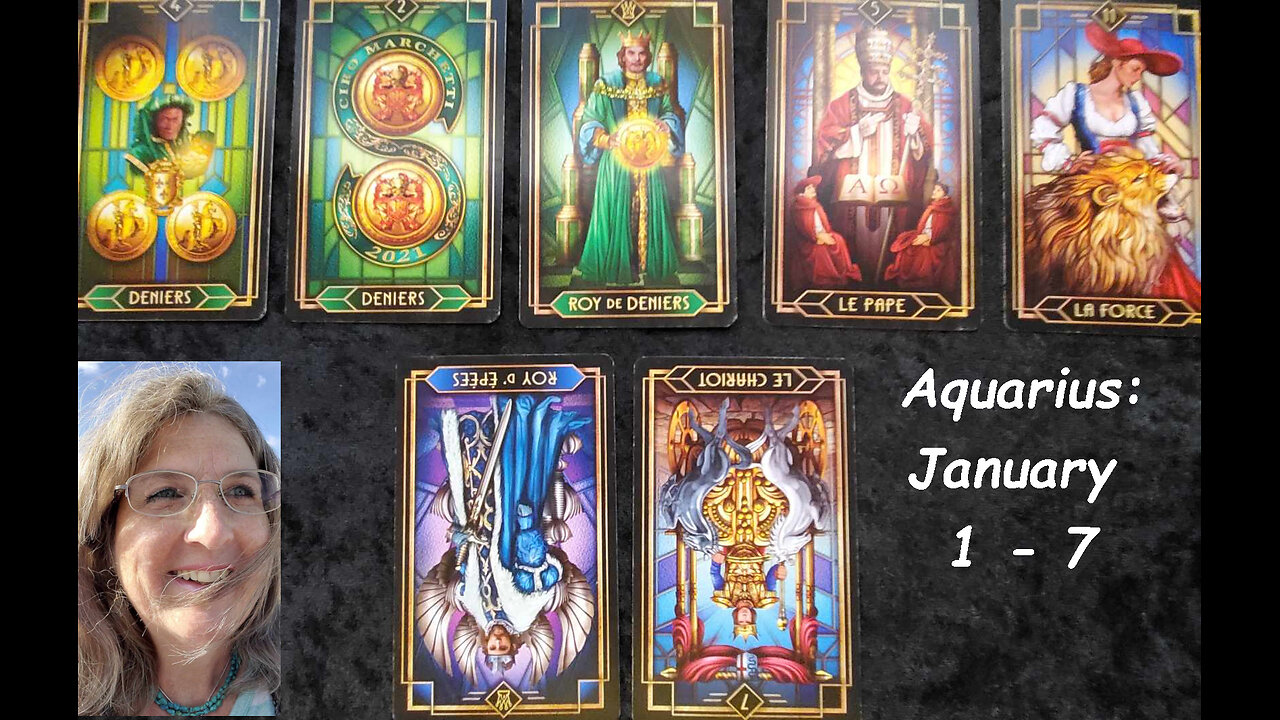 Aquarius: Stashing Something Back for the Future! January 1 - 7, 2024 ~ Mystic Amista Weekly Tarot