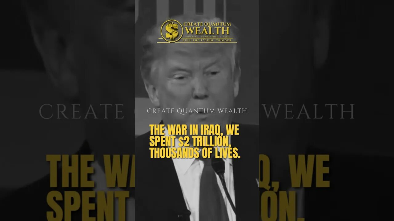 "War in Iraq was a Big Fat Mistake" - Donald Trump #shorts #trump