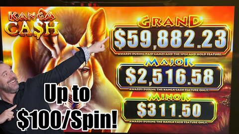 Kanga Riches - Up to $100/Spin!!! Hand Pay! Potawatomi Hotel & Casino!