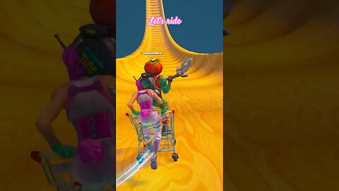 Shopping cart-ride races . #fortnitecreativemaps #fortnite #kickstreaming #disabledstreamer