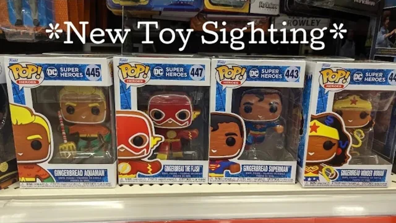 Pop Heroes Gingerbread Aquaman, Flash, Superman, & Batman, Wonder Woman Rodimusbill New Toy Sighting