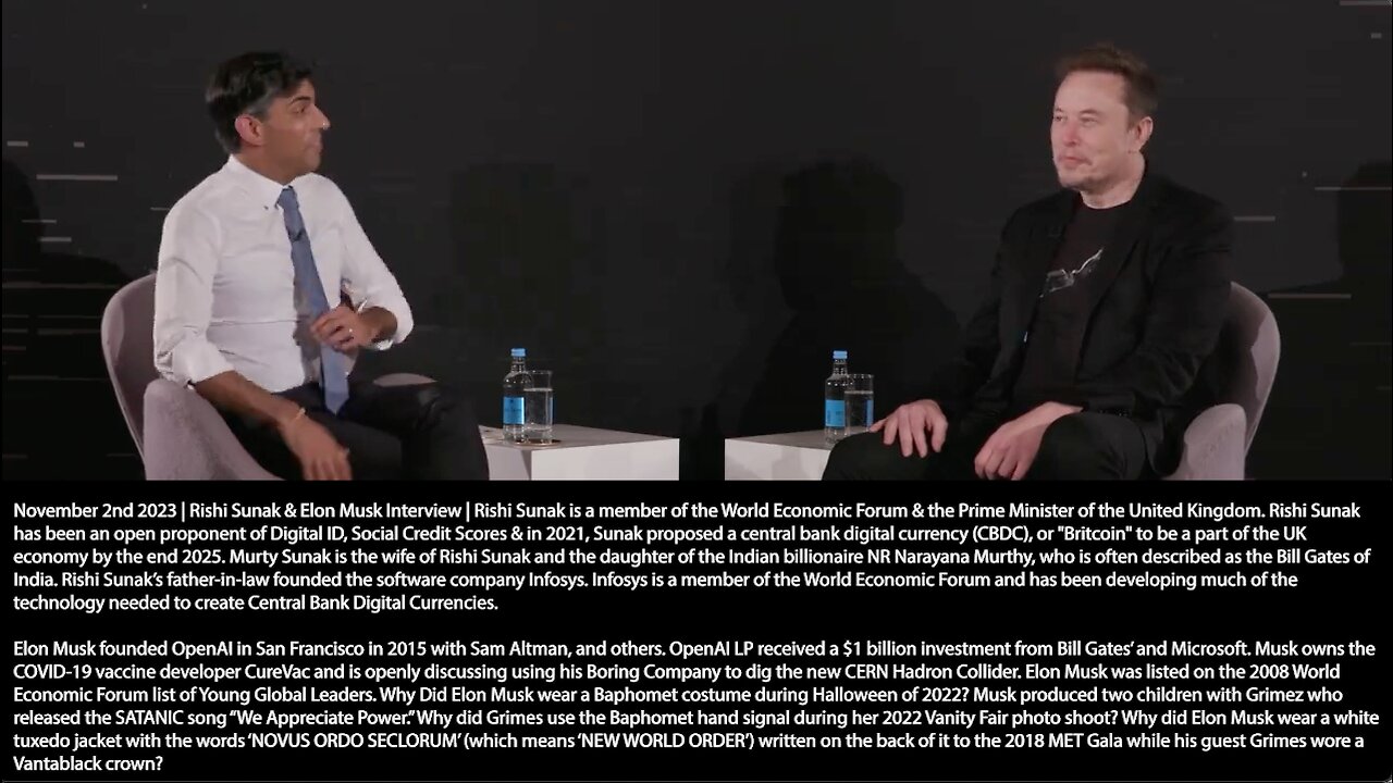 Elon Musk & Rishi Sunak | "There Will Come a Point Where No Job Is Needed. We Will Have Universal High Income...My Son Has a Hard Time Making Friends, An A.I. Friend Would Actually Be Great for Him." - Elon Musk (11/2/23)