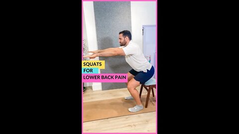 Can SQUATS help lower back pain? #Shorts