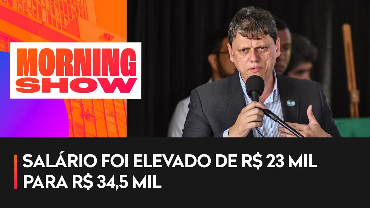 Alesp aprova projeto que dá aumento de 50% a Tarcísio de Freitas