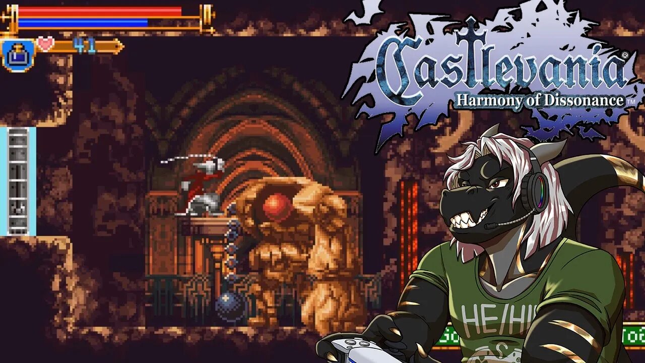 Castlevania Harmony of Dissonance › Detonado 04 Vencendo o Golem nas cavernas luminosas