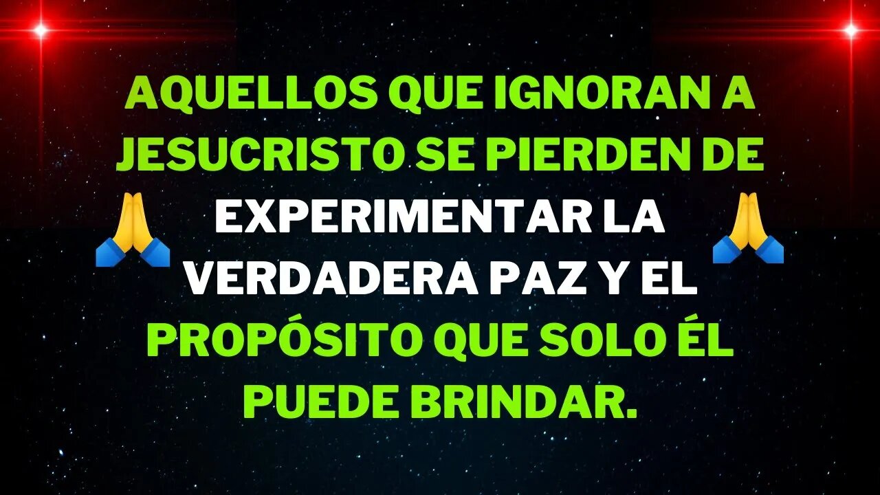 ✝️Ignorar a Jesucristo puede, dejar la puerta abierta para el demonio 💌 mensaje de dios