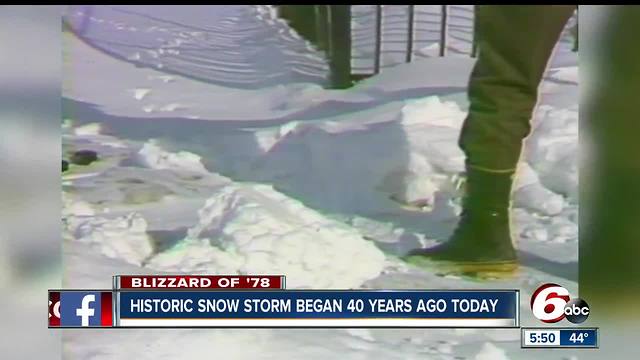 Looking back at the blizzard of 1978 that began 40 years ago today
